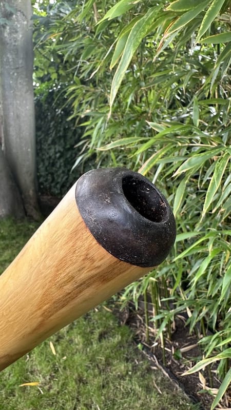 MondStuk Didgeridoo Zwarte Wax